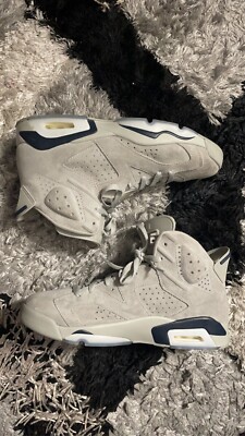 リメイク クッションビンテージvintage ジョーダン（Jordan） Size 12 - Jordan 6 Retro Georgetown Wolf Grey & Navy Blue CT8529