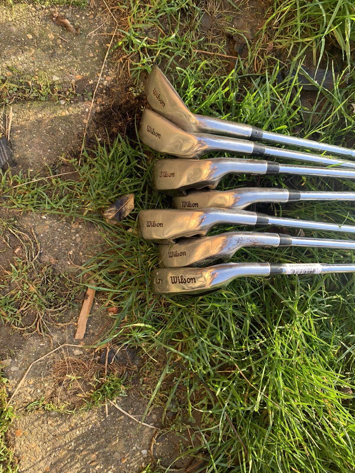 Full Wilson Ultra CGI Golf Set 11 Clubs And Cart Bag. Very Good