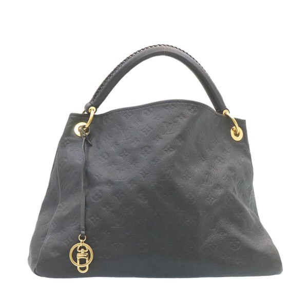 Louis Vuitton Artsy Shoulder Bag MM Black Leather for sale online 