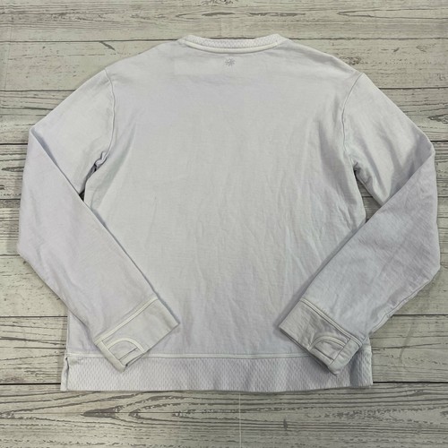 Athleta Girl Stream Blue Long Sleeve Front Pocket Sweatshirt Youth Girls Size XL - Picture 5 of 7