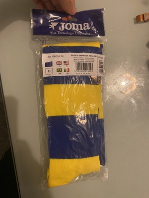 Restposten 50x Swansea City Joma Fußball Socken - Größe XL - Wiederverkäufer Autoschuh Paket