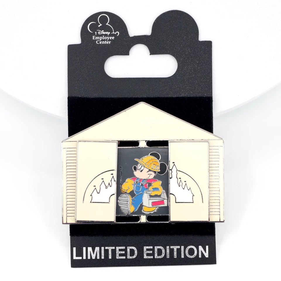 Mickey Mouse Slider Pin Disney DEC D23 Electrical Construction NEW LE 300 - Image 4 of 4