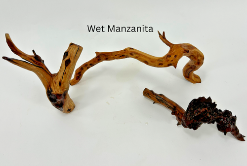 Manzanita Driftwood Petite Trio - Burl, Bridge & Stump Set for Aquarium Reptile - Picture 17 of 17