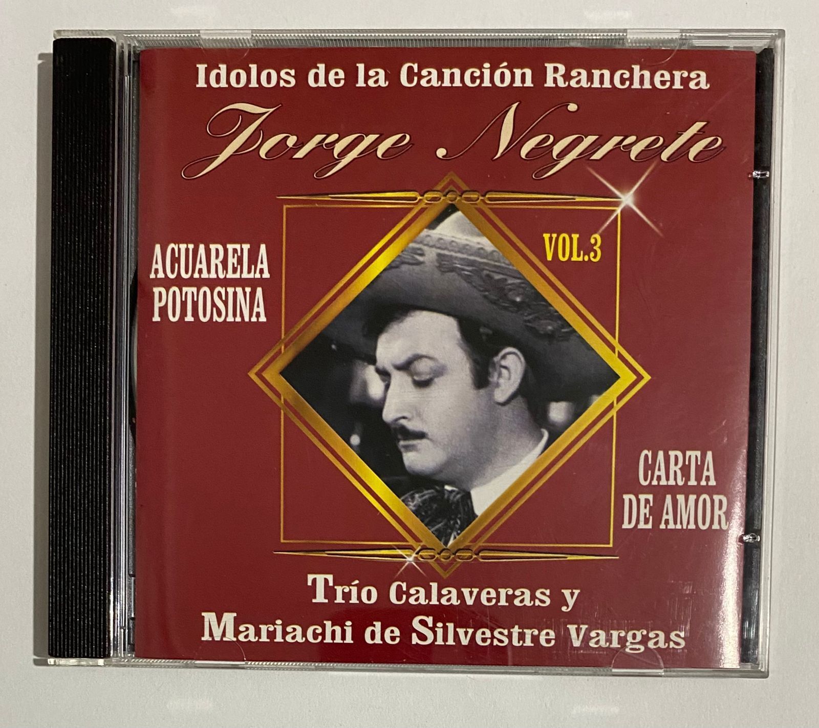 JORGE NEGRETE - IDOLOS DE LA CANCION RANCHERA VOL.3 - 2004 MEXICAN CD ALBUM 