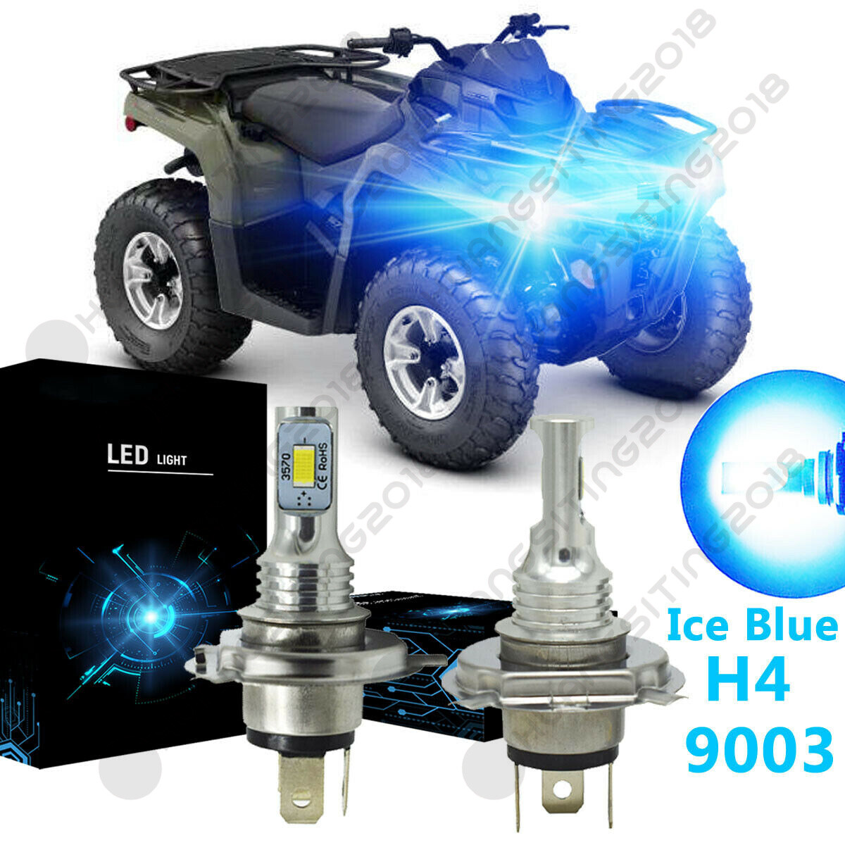 Blue Led Headlight Bulb By For Can Am Outlander Max 400 500 570 650 800 800r 450 Ebay Blue Led Headlight Bulb By For Can Am Outlander Max 400 500 570 650 800 800r 450 Ebay