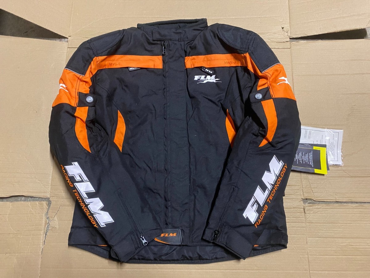 FLM Mens Textile Motorbike Motorcycle Jacket 44