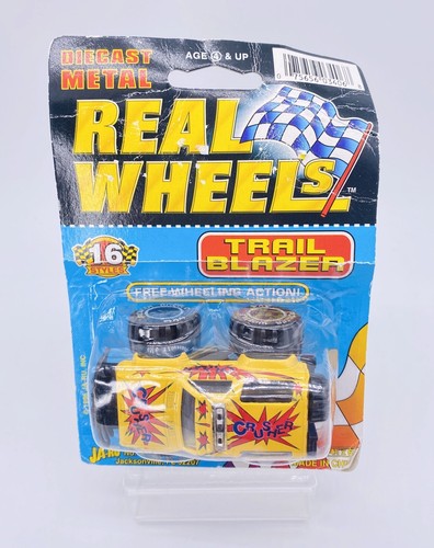Ja-Ru Real Wheels Trail Blazer Yellow /1996  Diecast Metal - Picture 3 of 6