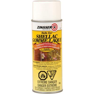 Bulls Eye Shellac Traditional Finish and Sealer Spray - Clear, 340 g ...
