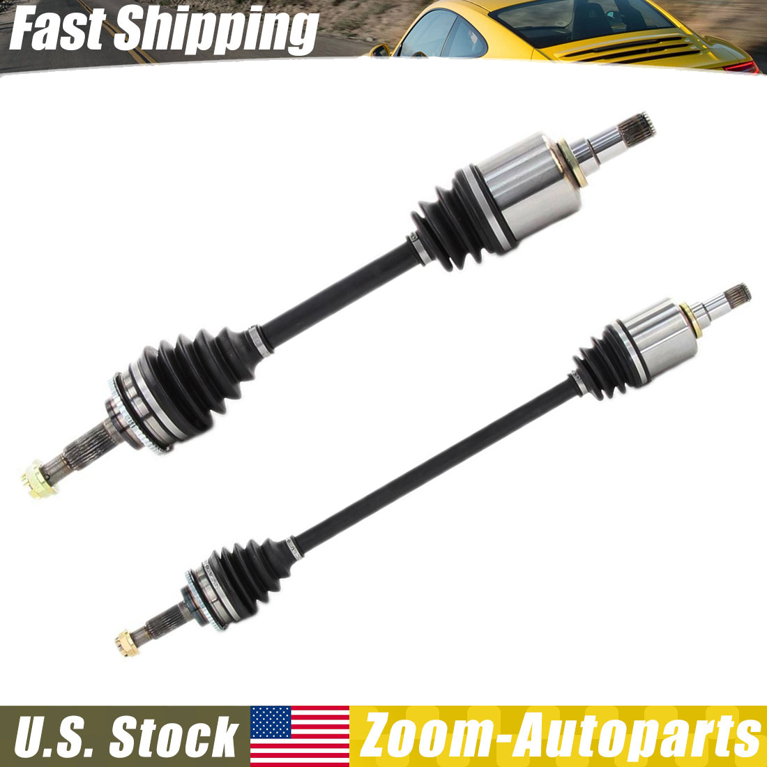 Front LH RH Pair CV Axle CV Joint Shaft For 1987-1997 1998 Toyota ...