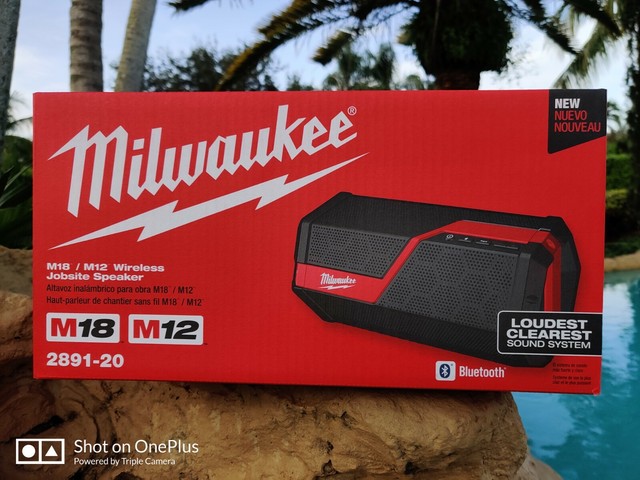 milwaukee m18 m12 speaker