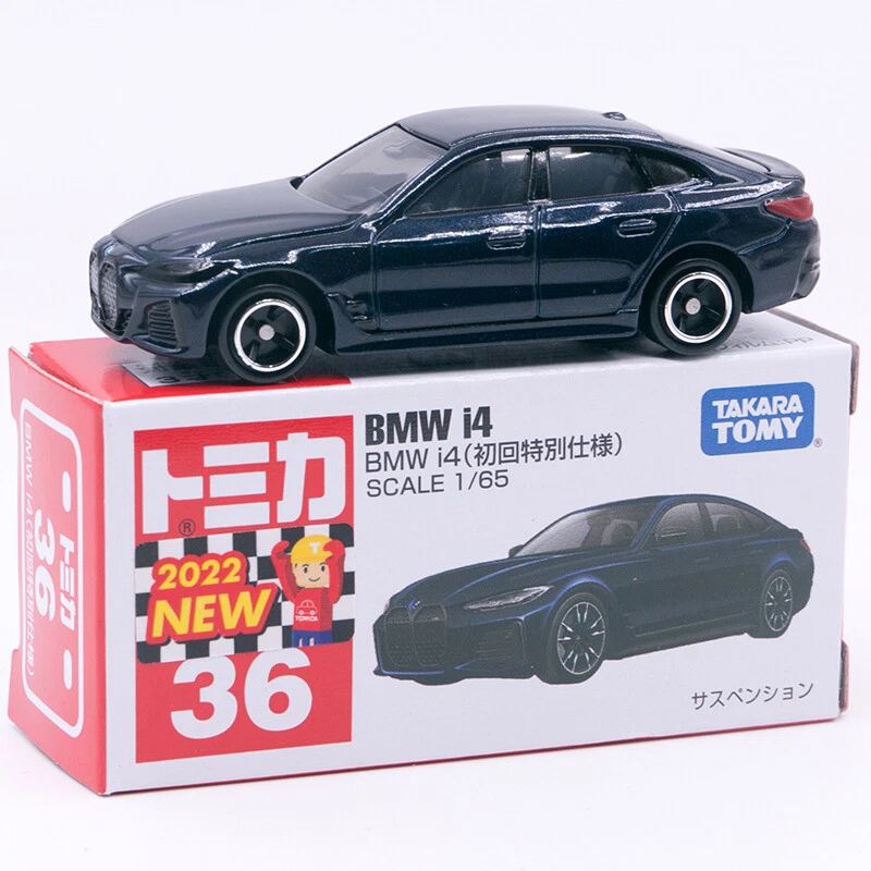 Takara Tomy Tomica No.36 1st Limited Edtion BMW i4 Scale 1/65 DieCast Model  Car