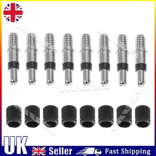 8pcs EP2 German Valve Cores with Caps for Bike Bicycle Inner Tube