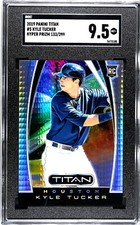 2019 Panini Titan #5 Kyle Tucker HYPER PRIZM /299 SGC 9.5 RC