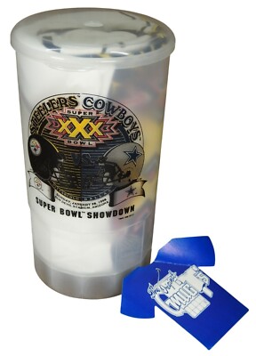 Vintage 1996 Pittsburgh Steelers Super Bowl XXX T-shirt in a Mug T's NEW