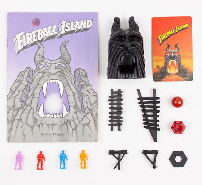 Imperfect Replacement Parts for Fireball Island 1980s Version by Milton Bradley