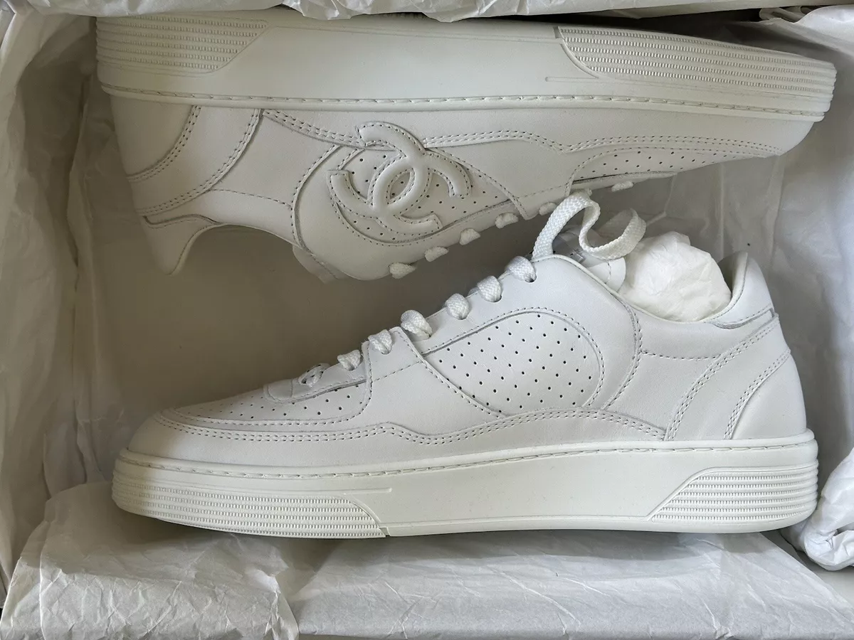 Chanel hotsell runners white