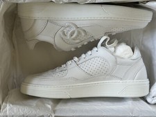 size 36EU NEW CHANEL 23A White CC Sneaker Runners Trainers
