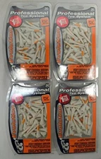 Pride Tee System Evolution Plastic Golf Tees - 1 1/2" - 4 Packs of 30