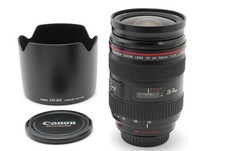 Read Top MINT w/Hood Canon EF 24-70mm f/2.8 L USM Zoom Camera Lens From JAPAN