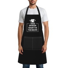 Funny Naughty Kitchen Cooking Adjustable Bib Apron With Pockets Men Gifts