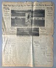 Babe Ruth Home Run, 5/11/24 Hartford Daily Courant, FULL Sports Page — photo 2