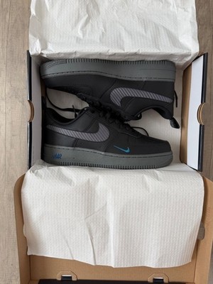 Nike Air Force 1 '07 LV8 J22 Schwarz Grau Blau Gr. 42,5 US 9 DR0155 002 Neu OVP