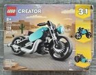 LEGO Creator 3 in 1 Vintage Motorcycle Set 31135, New Sealed Box, Damaged Box