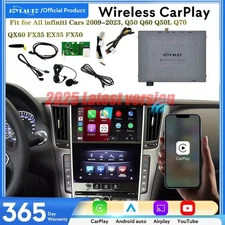 Wireless Carplay&Android Auto for Infiniti Q50,Q60,QX50,Q70,QX60,FX50,FX35......