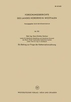 Ein Beitrag Zur Frage Der Kettenradverzahnung Hans-GüNther Rachner