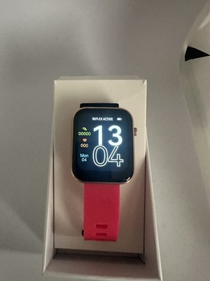 Reflex Active Series 12 Pink Strap Smart Watch