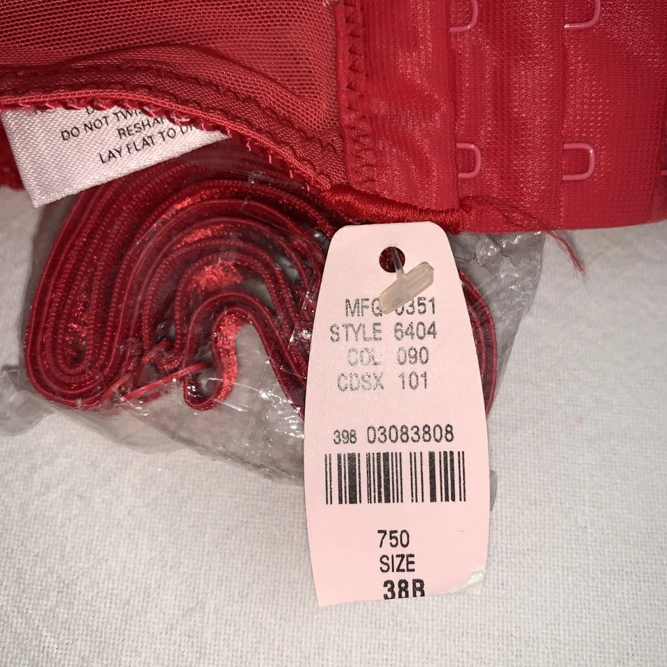 Nuevo Sujetador Victoria Secret Sin Tirantes con Correas The Miracle Rojo Ladrillo Talla 38 B Nuevo con Etiquetas Foto 3 de 4