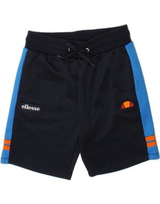ELLESSE Jungen Sport Shorts 12-13 Jahre dunkelblau Colourblock Polyester WB09