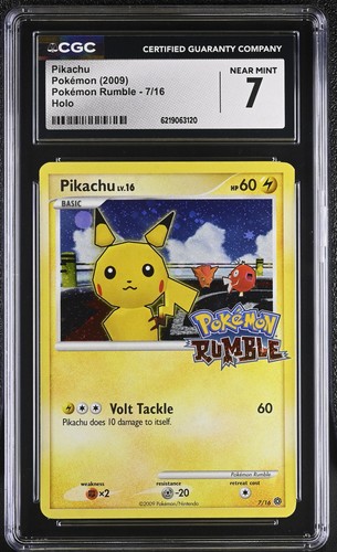 Pikachu graded CGC 7 for sale on eBay