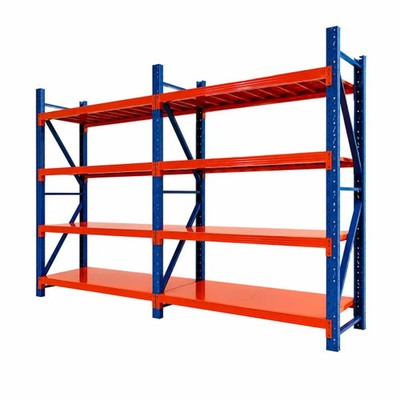 Schwerlastregal Regalsystem mit Erweiterung 3000x500x2000 mm 4 Ebenen 800 kg