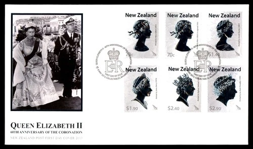 Mayfairstamps New Zealand FDC 2013 Queen Elizabeth II 60th anniversary of corona