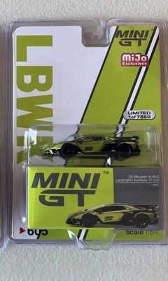 Mini GT LBWK LB-Silhouette Works Lamborghini Aventador GT EVO Lime Green MGT605