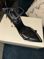 New Women’s Lamara London Black Nappa Leather Heels/ Sandals EU39/UK6 RRP £200