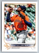 Cristian Javier 2022 Topps Baseball #211 Houston Astros