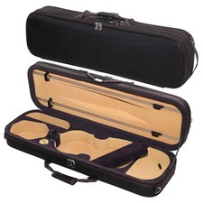 Ultra-Compact Violin Case - 1/4 Size 2.85lb - Black, NF-5003