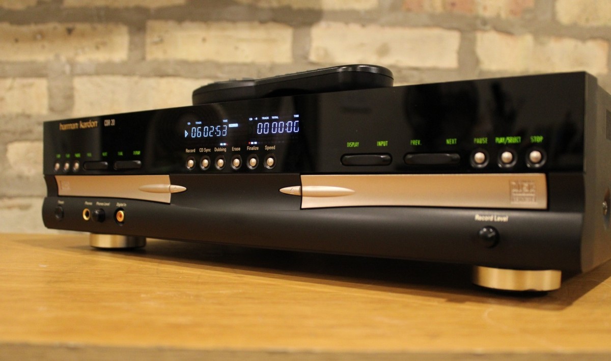 Harman Kardon CDR 20 Dual CD Player Recorder W/remote , serviced