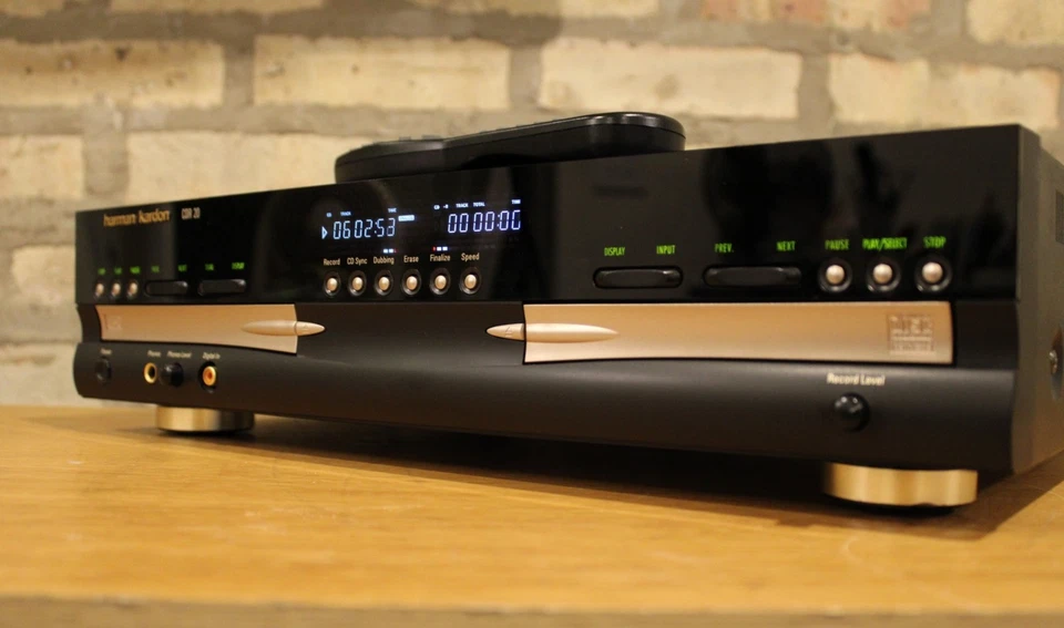 Harman Kardon CDR 20 Dual CD Player Recorder W/remote , serviced,, Fully Working - Image 2 of 4