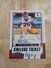 2021 Contenders Draft Picks ALIJAH VERA-TUCKER Autograph Rookie Auto Patriots