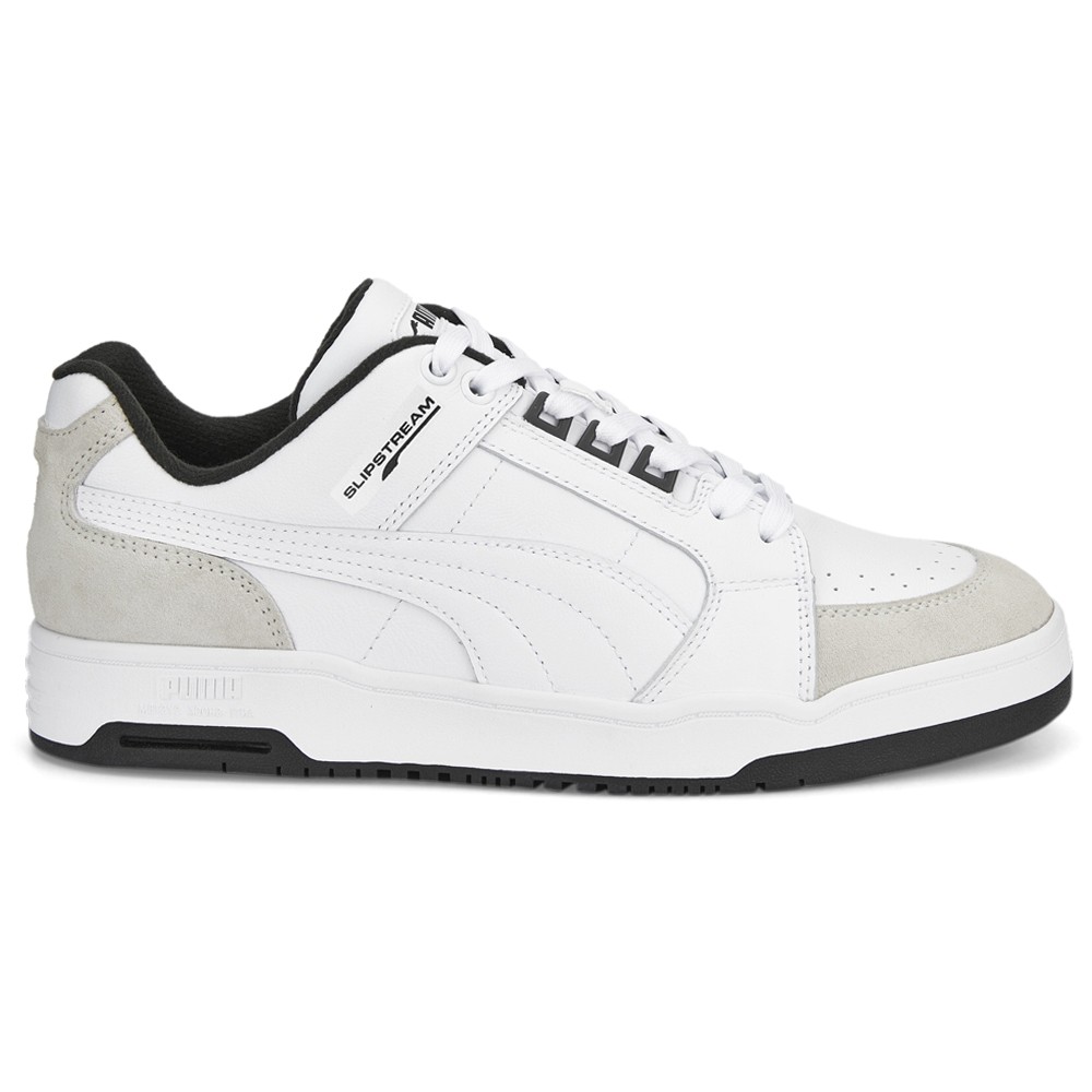 PUMA Slipstream Lo Retro Lace Up  Mens White Sneakers Casual Shoes 38469205
