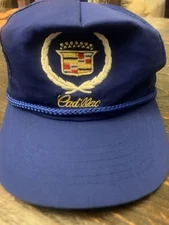 Vintage Youngan Cadillac Automobiles Snapback Hat Cap Embroidered Rope