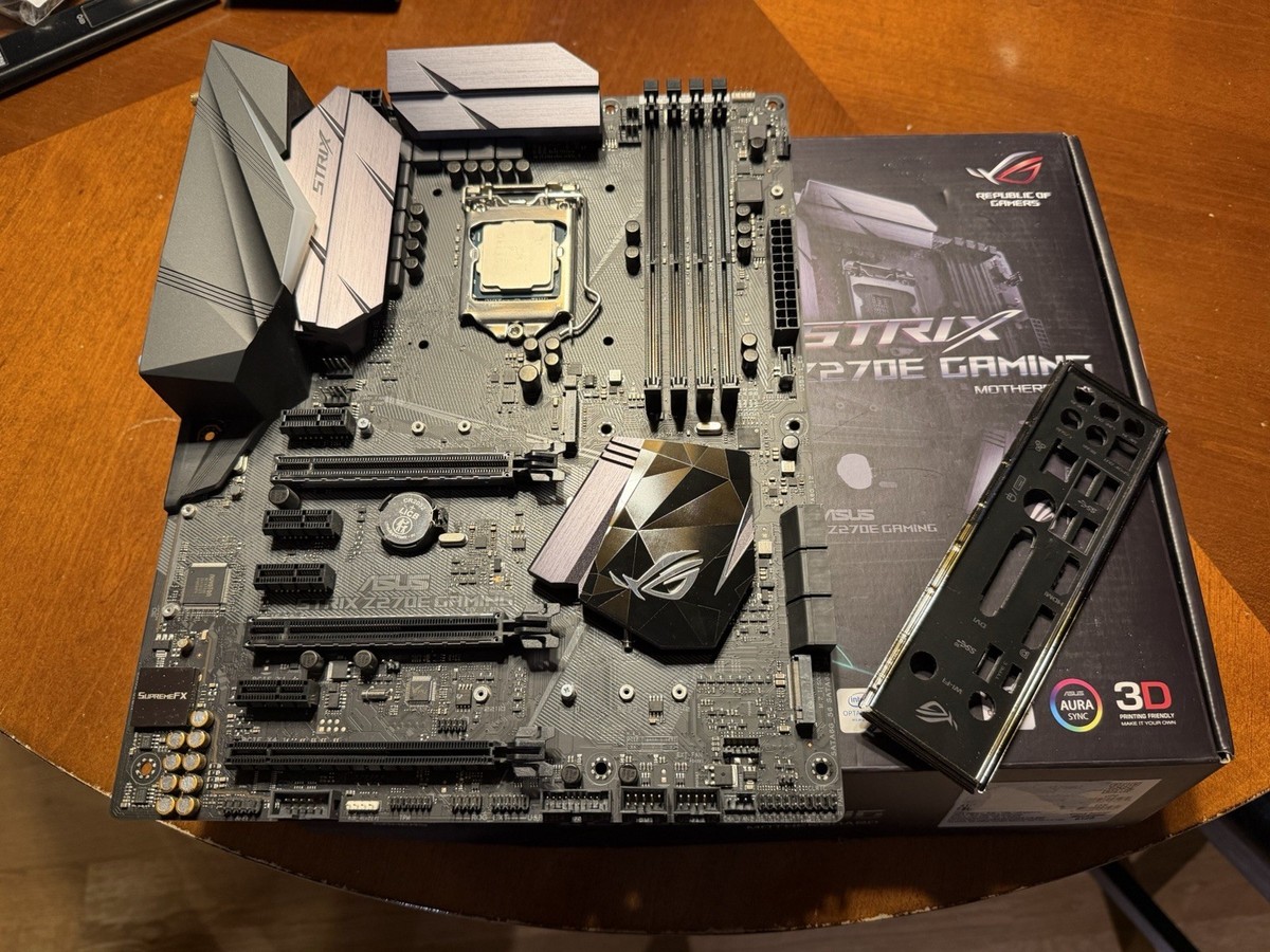 ASUS ROG Strix Z270E Gaming WiFi + CPU I7 7700K | eBay