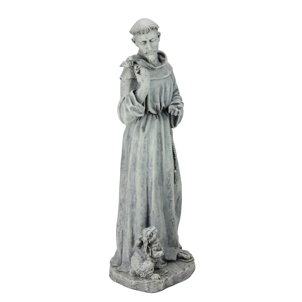 Roman 24" Joseph's Studio St. Francis of Assisi Religious Outdoor Garden Statue - Image 2 of 3