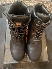 Timberland PRO Men's Direct Attach 6-Inch Steel Toe Boots, Black, Size 14 Wide
