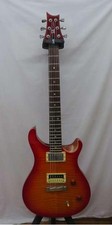 Incrustaciones PRS SE Custom 22 Cherry Sunburst Flame Moon 3,26 kg con bolsa de concierto de Japón