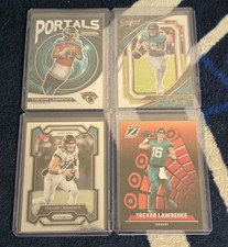 4 Card Lot Of Trevor Lawrence QB Jacksonville Jaguars