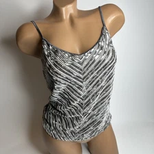 Vintage Esprit Y2K 90s Velvet Cami Tank Top Sz Small Witchy Whimsigoth Grunge